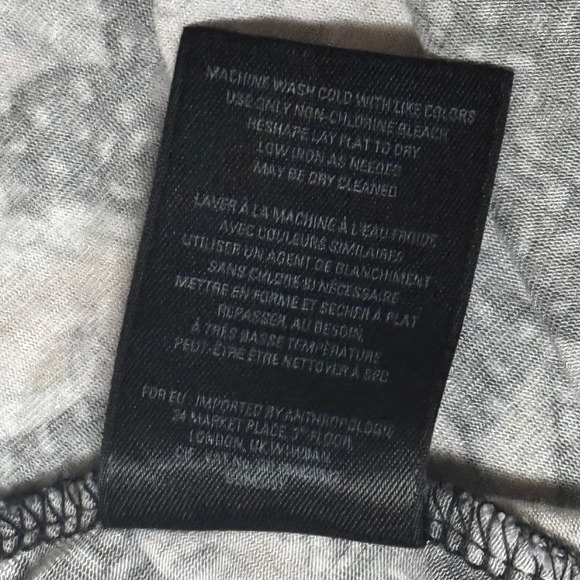 Maeve Anthropologie Womens Leslie Midi Paisley Faux Wrap V-Neck Dress Black S - Picture 8 of 9